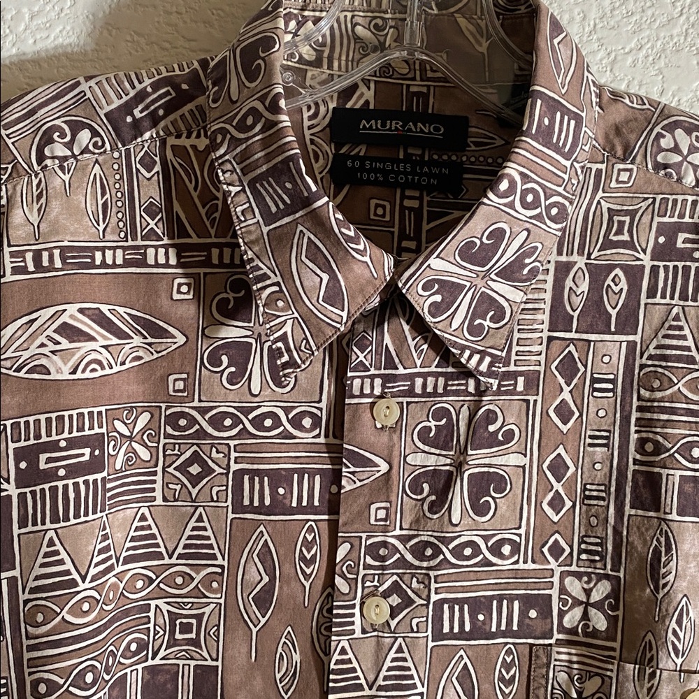 Men’s MURANO 100% Cotton Short Sleeve Shirt